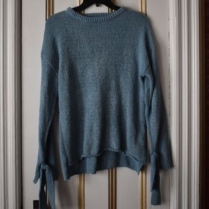 hint or mint blue sweater XS